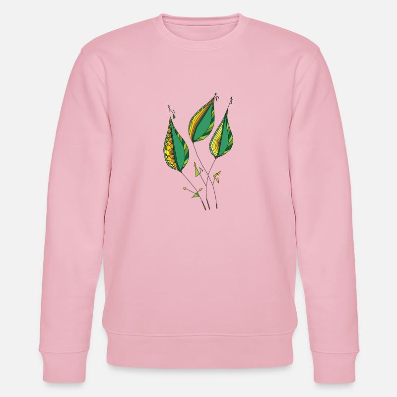 Feuilles décoratives - Sweat bio CHANGER Stanley/Stella Unisexe - rose pâle