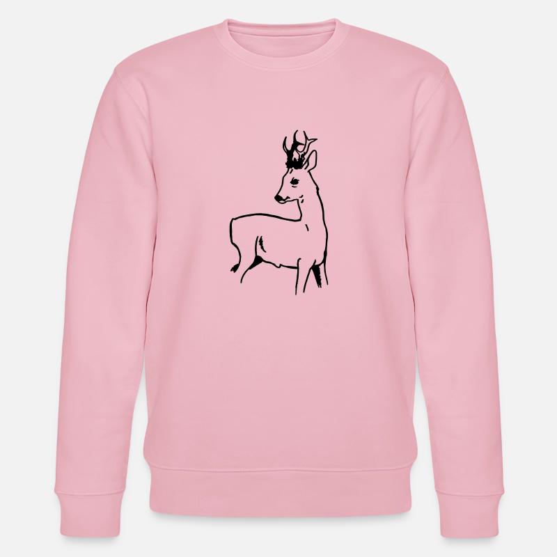 Rehbock - Stanley/Stella Unisex Bio-Sweatshirt CHANGER  - Hellrosa