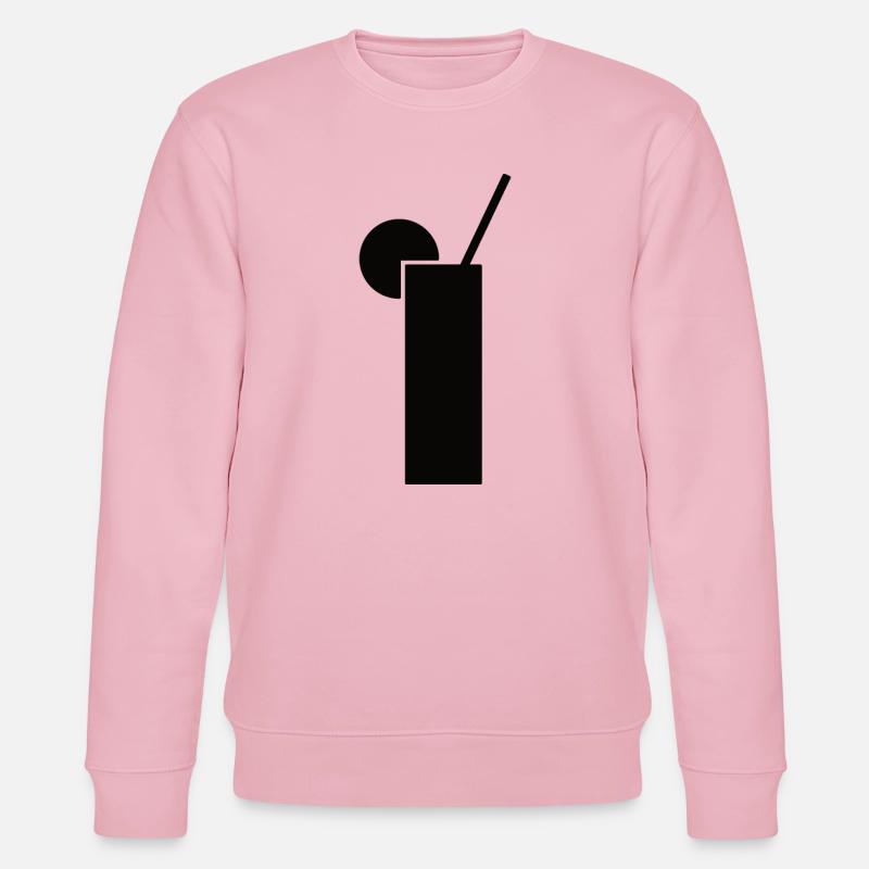 Drink Design in schwarz - Stanley/Stella Unisex Bio-Sweatshirt CHANGER  - Hellrosa