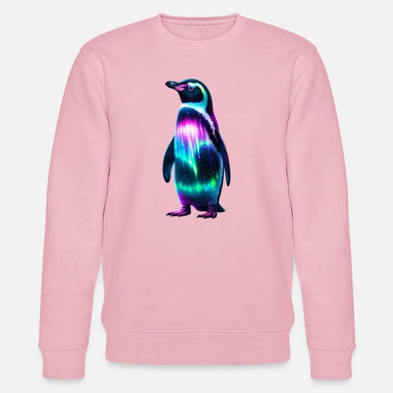 Pinguin - Stanley/Stella Unisex Bio-Sweatshirt CHANGER - Hellrosa
