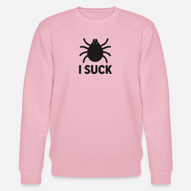 Ich bin T-Shirt - Stanley/Stella Unisex Bio-Sweatshirt CHANGER - Hellrosa