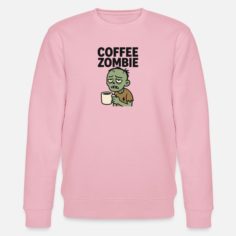 Zombie du café - Sweat bio CHANGER Stanley/Stella Unisexe - rose pâle