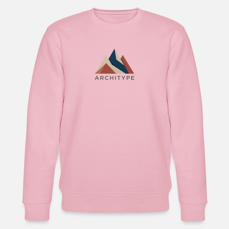 Archityp Nr. 1 - Stanley/Stella Unisex Bio-Sweatshirt CHANGER  - Hellrosa