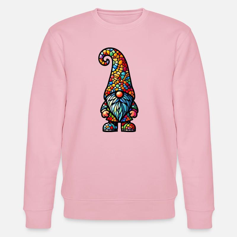 Gnom - Stanley/Stella Unisex Bio-Sweatshirt CHANGER  - Hellrosa