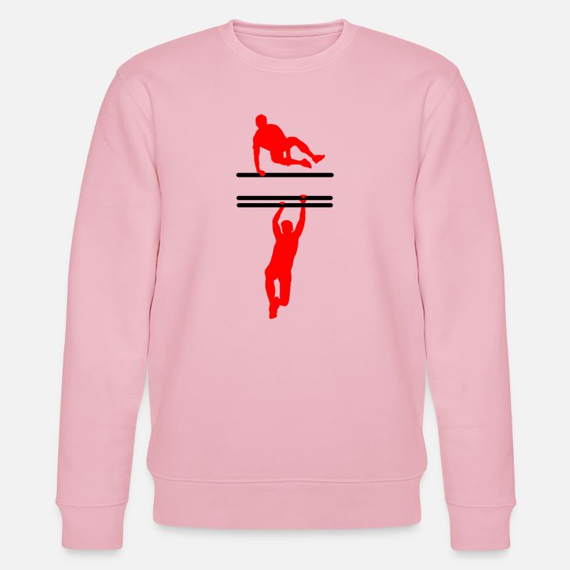 OCR Custom – Anpassbares Design - Stanley/Stella Unisex Bio-Sweatshirt CHANGER  - Hellrosa