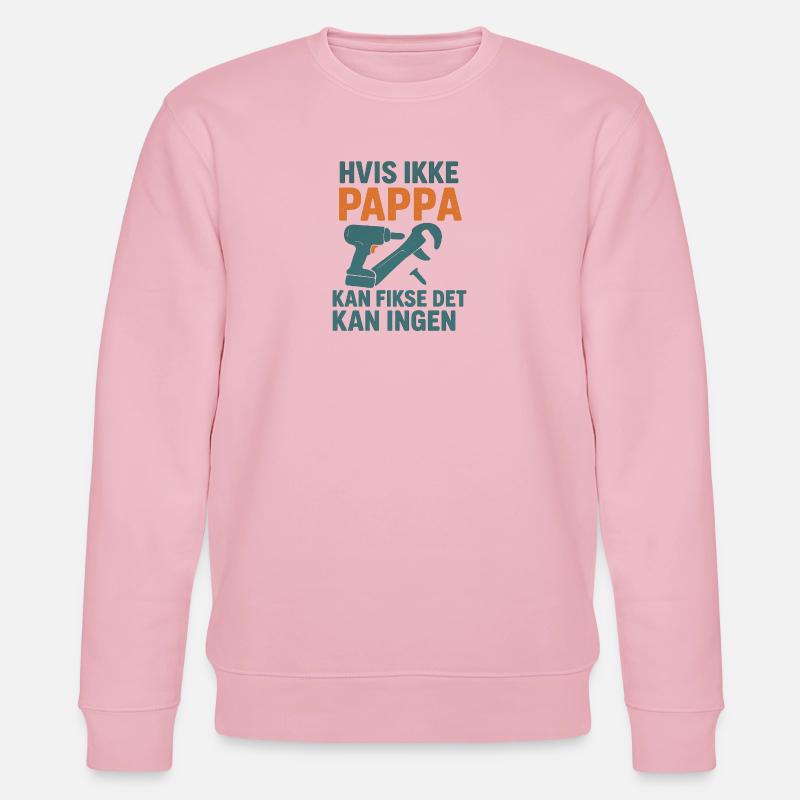 Memory Design with Tools Motif - Stanley/Stella CHANGER Unisex Organic Sweatshirt - cotton pink