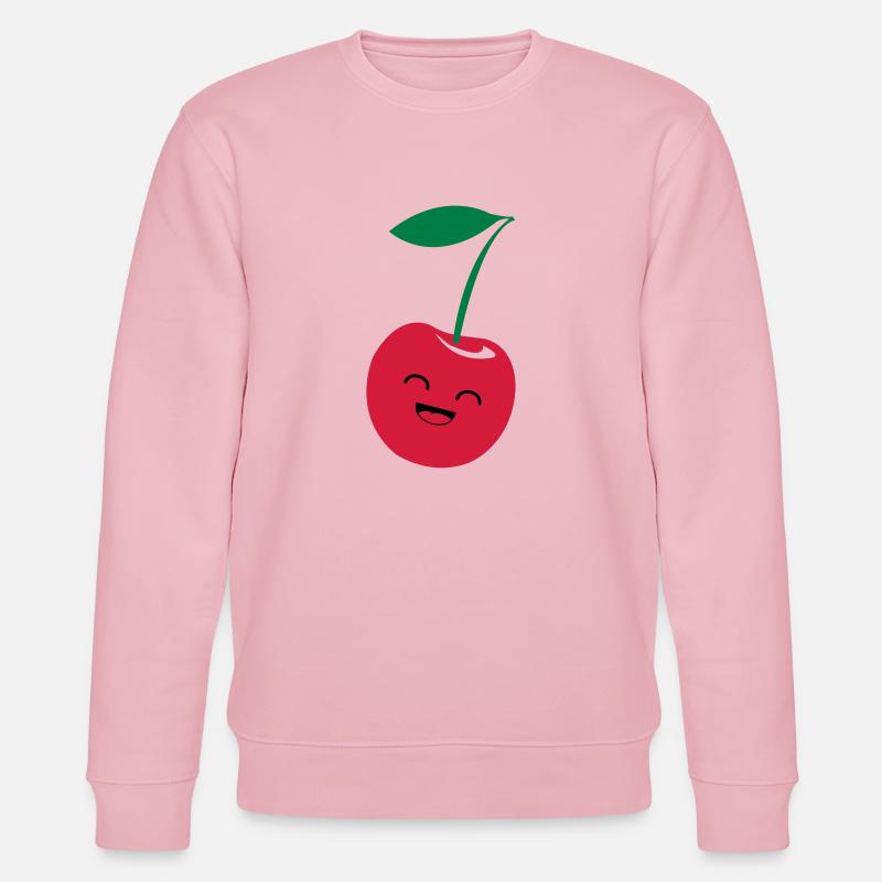 lustige_kirsche - Stanley/Stella Unisex Bio-Sweatshirt CHANGER  - Hellrosa