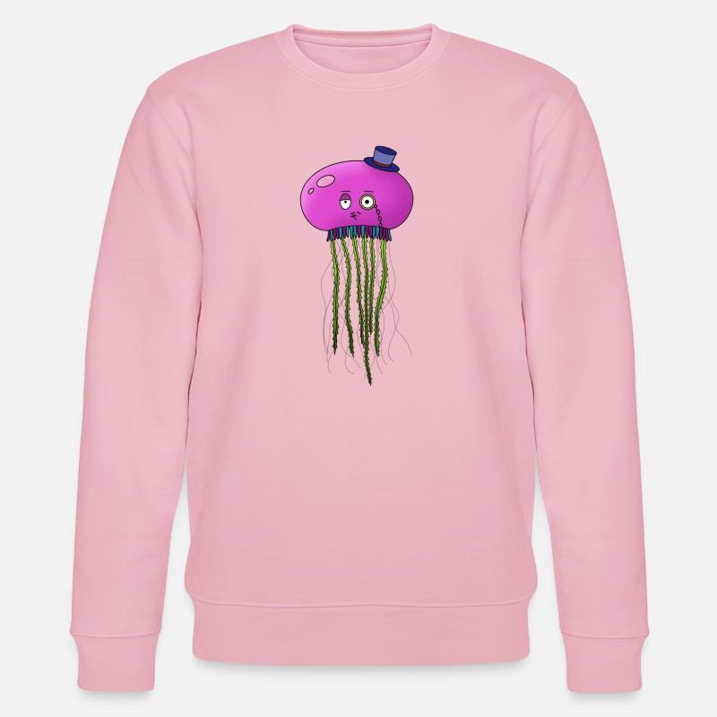 Fancy Jellyfish - Stanley/Stella Unisex Bio-Sweatshirt CHANGER  - Hellrosa