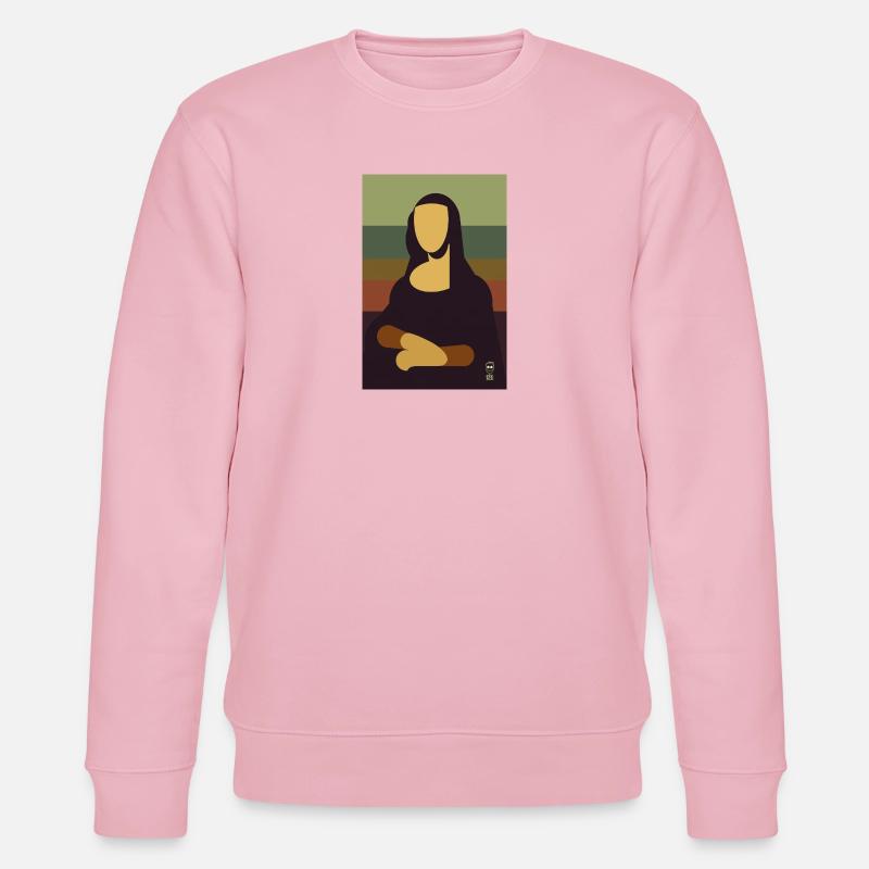 Mona Lisa - Stanley/Stella Unisex Bio-Sweatshirt CHANGER  - Hellrosa