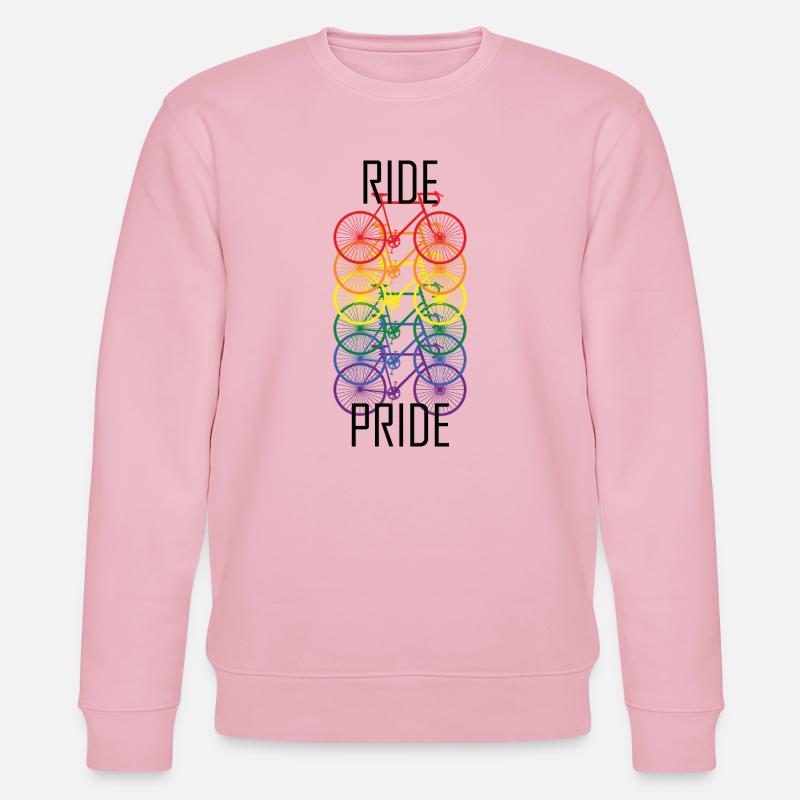 PRIDE Conception de vélos - Sweat bio CHANGER Stanley/Stella Unisexe - rose pâle