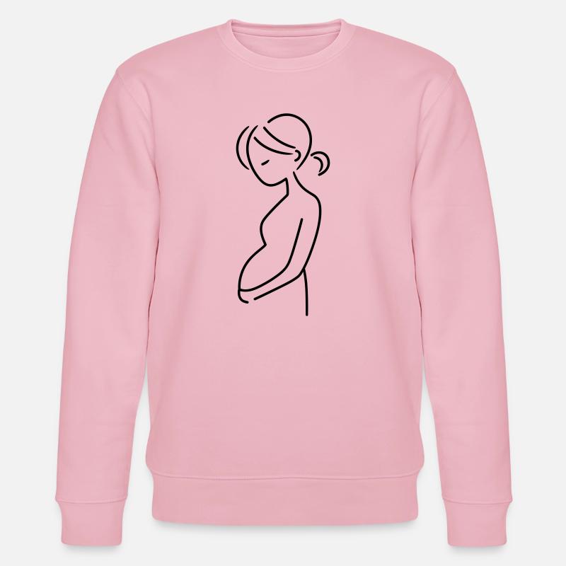 enceinte - Sweat bio CHANGER Stanley/Stella Unisexe - rose pâle