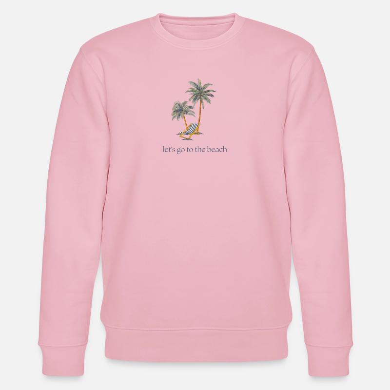 Let's go to the beach - Stanley/Stella Unisex Bio-Sweatshirt CHANGER - Hellrosa