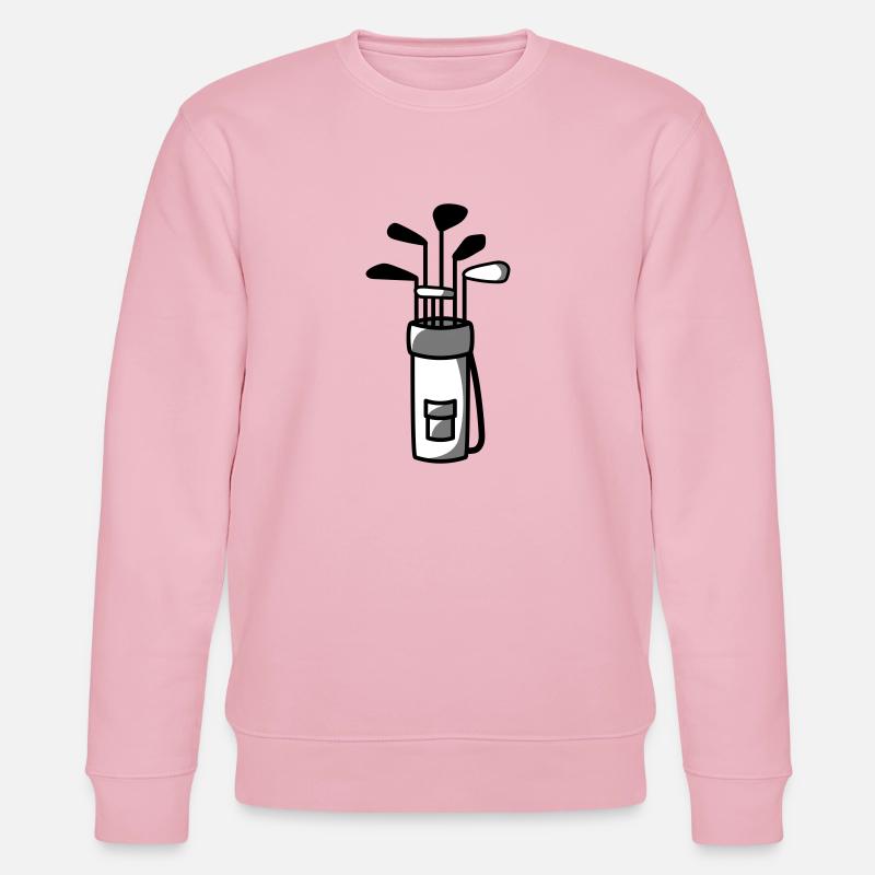 Golf Tasche Design - Stanley/Stella Unisex Bio-Sweatshirt CHANGER  - Hellrosa