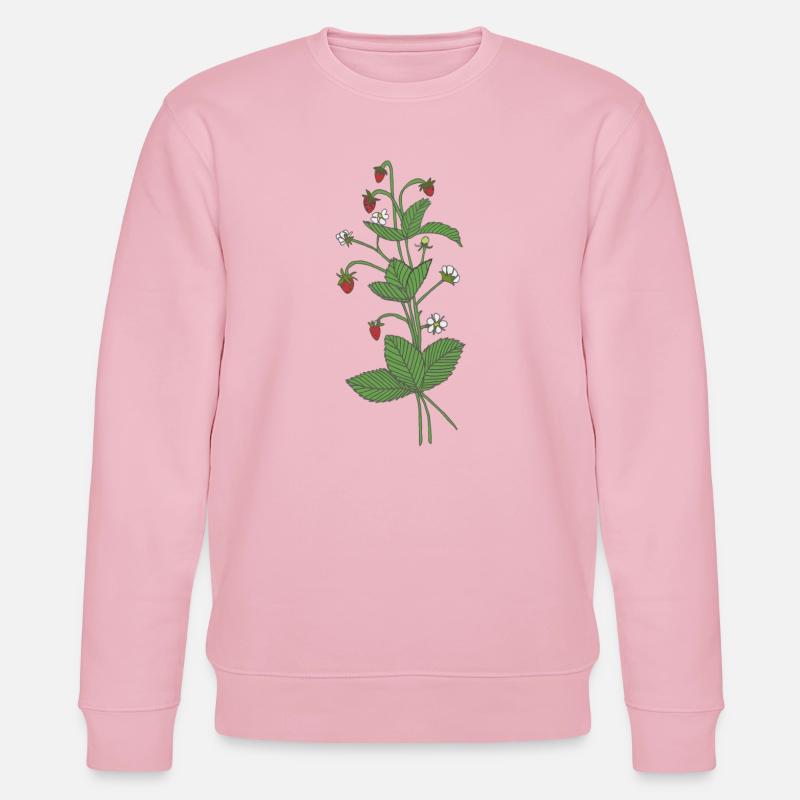 Walderdbeeren - Stanley/Stella Unisex Bio-Sweatshirt CHANGER  - Hellrosa