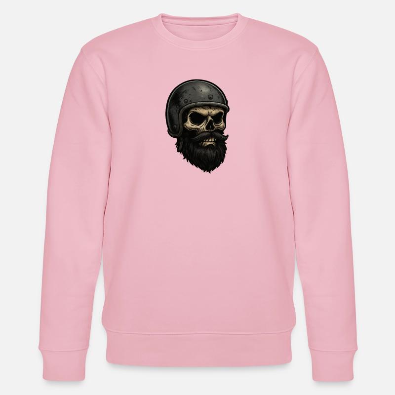 Totenkopf-Reiter 02 - Stanley/Stella Unisex Bio-Sweatshirt CHANGER  - Hellrosa