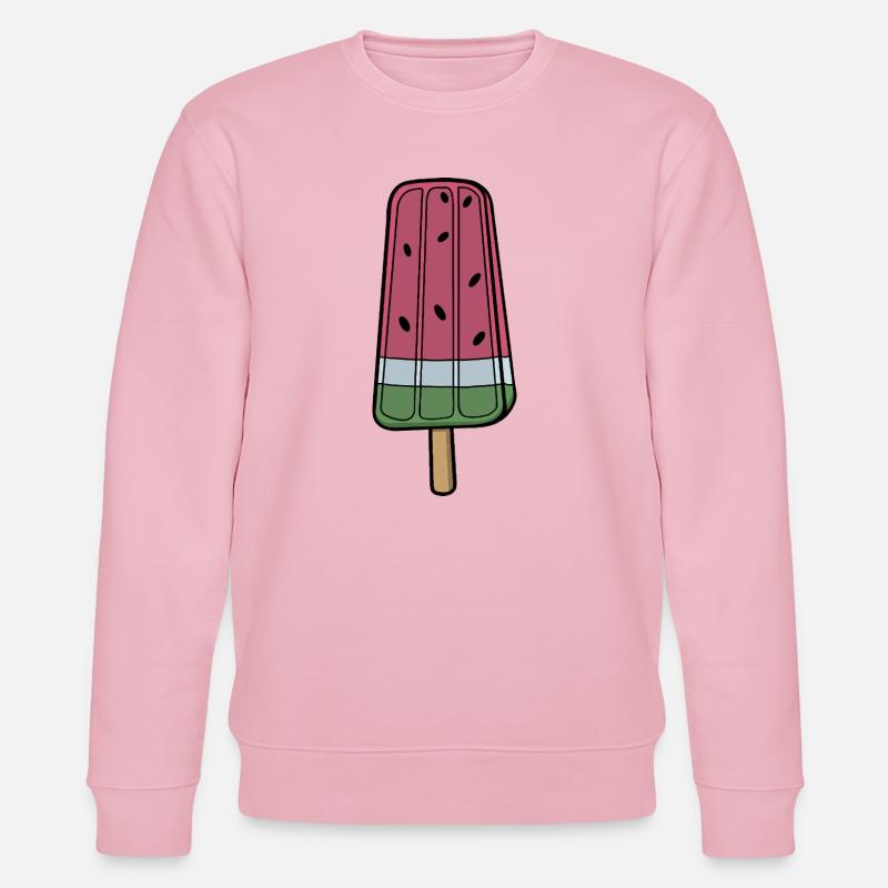 Joyeuse pastèque Frozen pop - Sweat bio CHANGER Stanley/Stella Unisexe - rose pâle