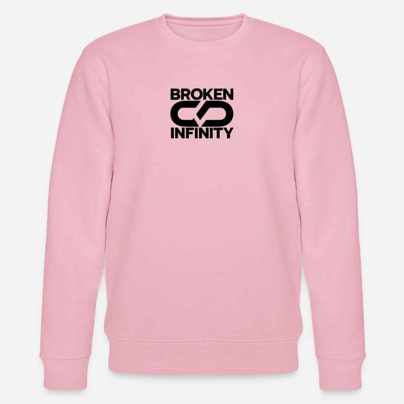 broken_infinity_black - Stanley/Stella Unisex Bio-Sweatshirt CHANGER  - Hellrosa