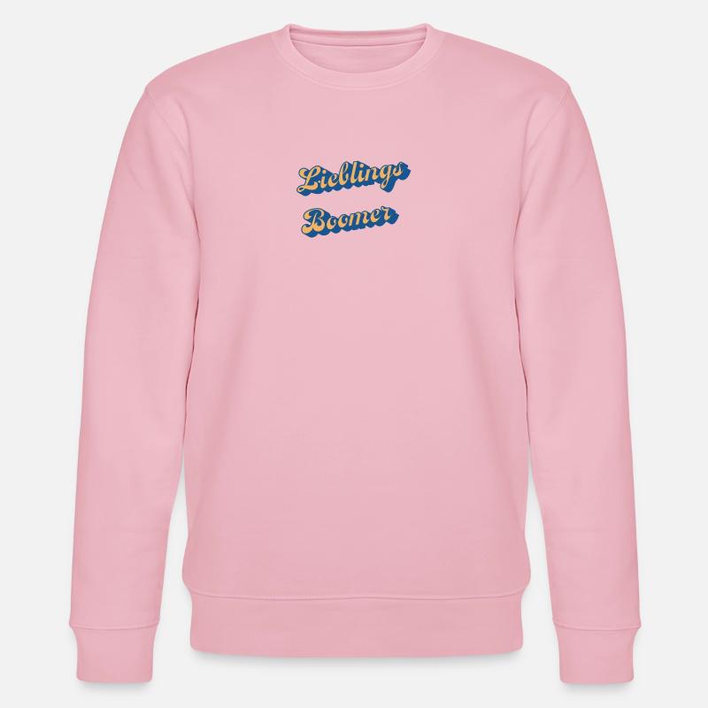 Liebings Boomer Script Logo - Sweat bio CHANGER Stanley/Stella Unisexe - rose pâle