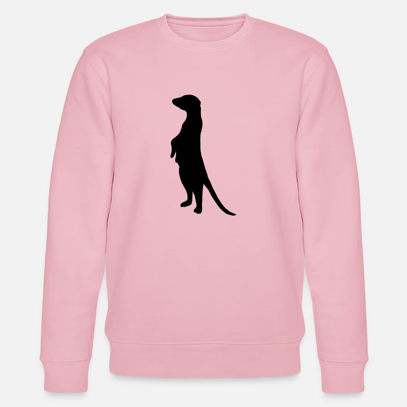 erdmaennchen - Stanley/Stella Unisex Bio-Sweatshirt CHANGER  - Hellrosa