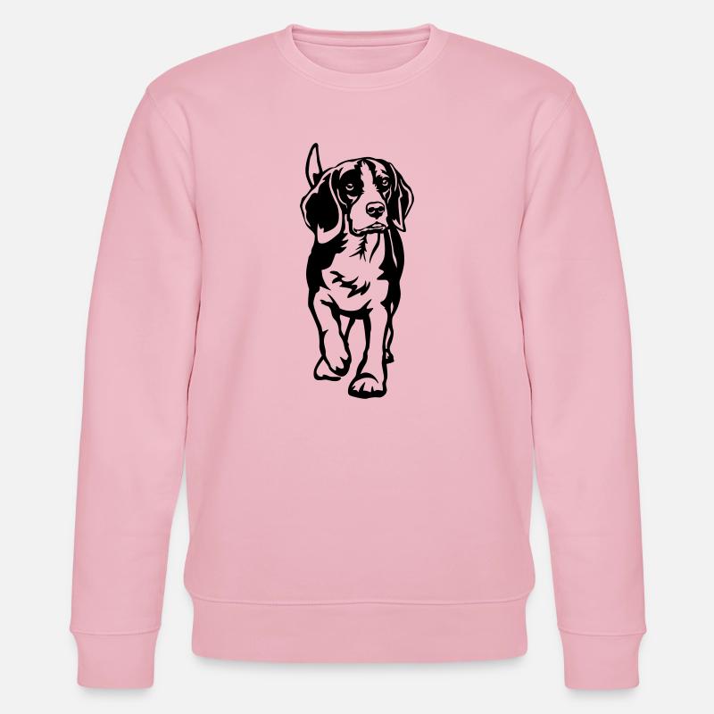 Beagle - Stanley/Stella Unisex Bio-Sweatshirt CHANGER  - Hellrosa