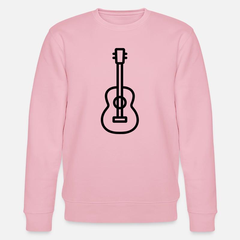Gitarre - Stanley/Stella Unisex Bio-Sweatshirt CHANGER  - Hellrosa