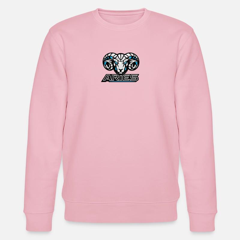 Ariete_raster - Sweat bio CHANGER Stanley/Stella Unisexe - rose pâle
