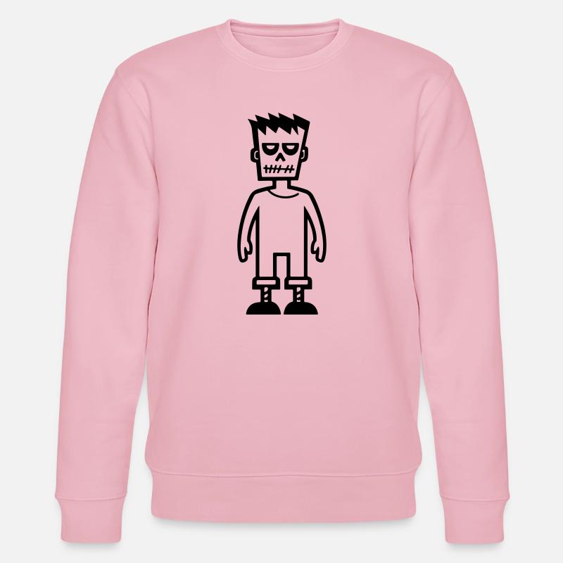 Zombie - Stanley/Stella økologisk unisex-sweatshirt CHANGER  - lys rosa