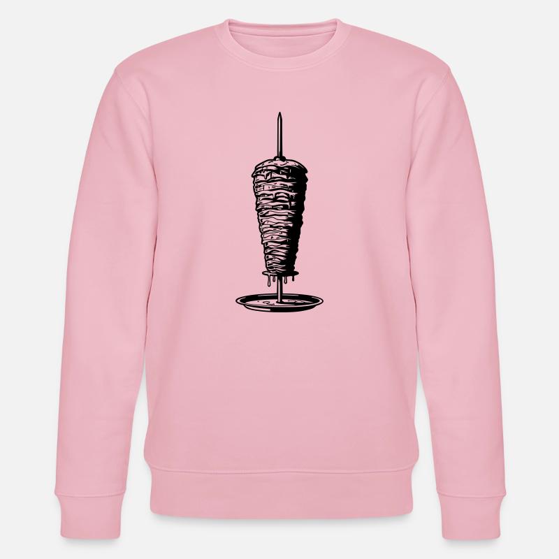 Kebab-Brosche - Stanley/Stella Unisex Bio-Sweatshirt CHANGER  - Hellrosa
