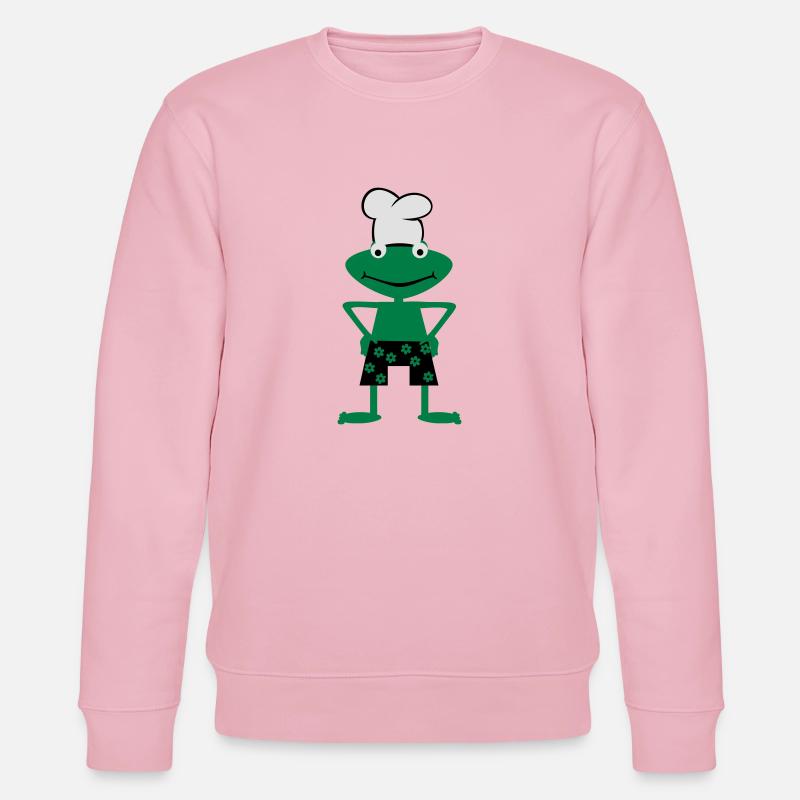 Cooking frog - Stanley/Stella Unisex Bio-Sweatshirt CHANGER  - Hellrosa