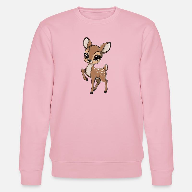 Fauve mignon - Sweat bio CHANGER Stanley/Stella Unisexe - rose pâle