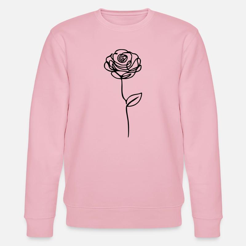 rose - Sweat bio CHANGER Stanley/Stella Unisexe - rose pâle