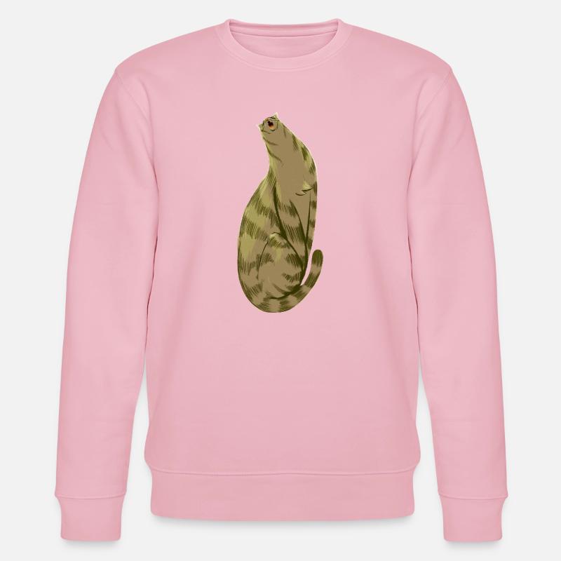 Squishy Olive - Stanley/Stella Unisex Bio-Sweatshirt CHANGER  - Hellrosa