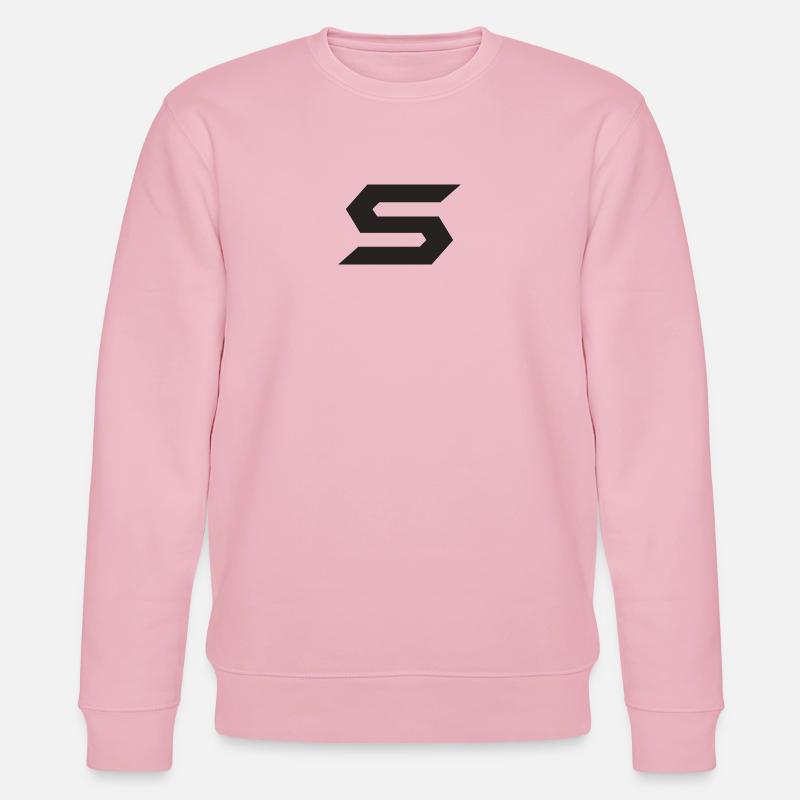 Geometric SForm Pattern - Stanley/Stella CHANGER Unisex Organic Sweatshirt - cotton pink
