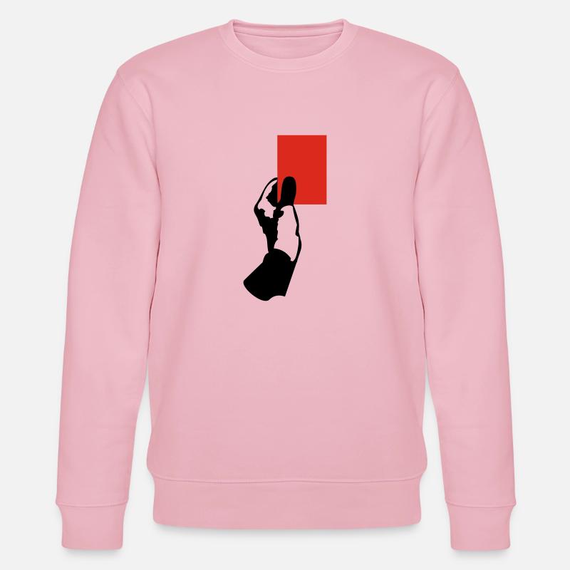 Rote Karte! - Stanley/Stella Unisex Bio-Sweatshirt CHANGER  - Hellrosa