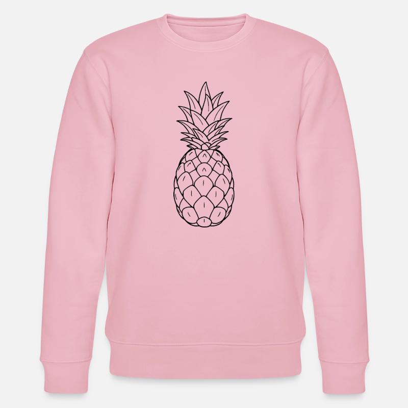 Minimalistic Pineapple - Stanley/Stella Unisex Bio-Sweatshirt CHANGER  - Hellrosa