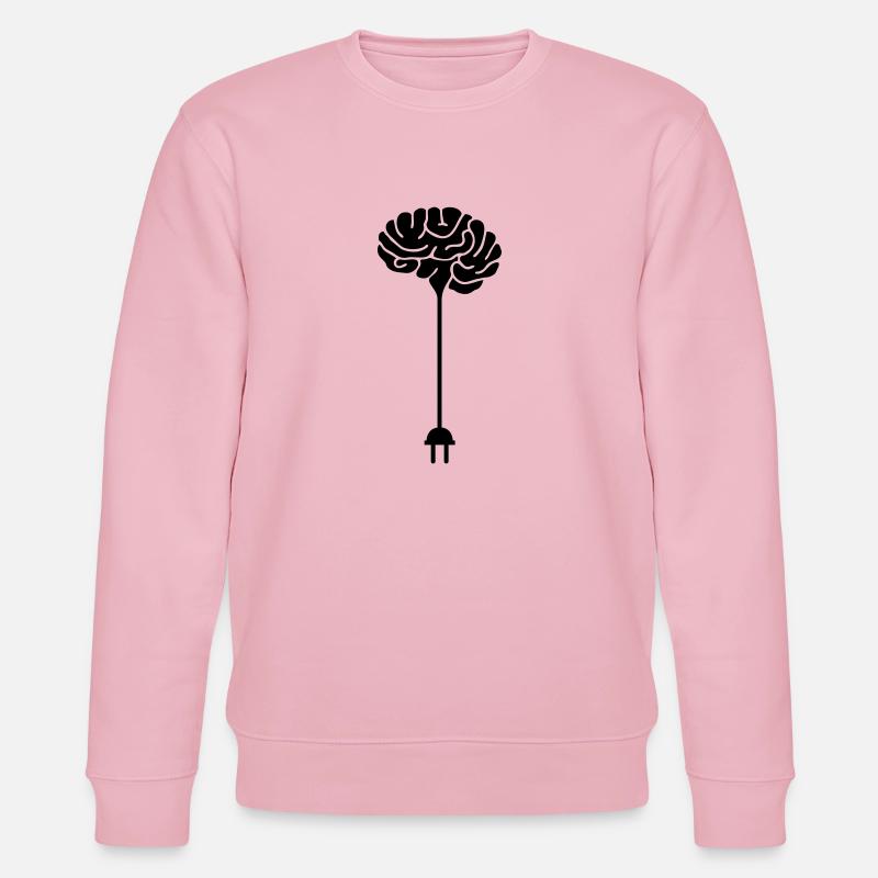 Hirnstecker - Stanley/Stella Unisex Bio-Sweatshirt CHANGER  - Hellrosa