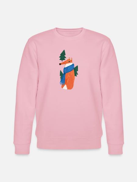 Fuchs im Wald - Stanley/Stella Unisex Bio-Sweatshirt CHANGER  - Hellrosa