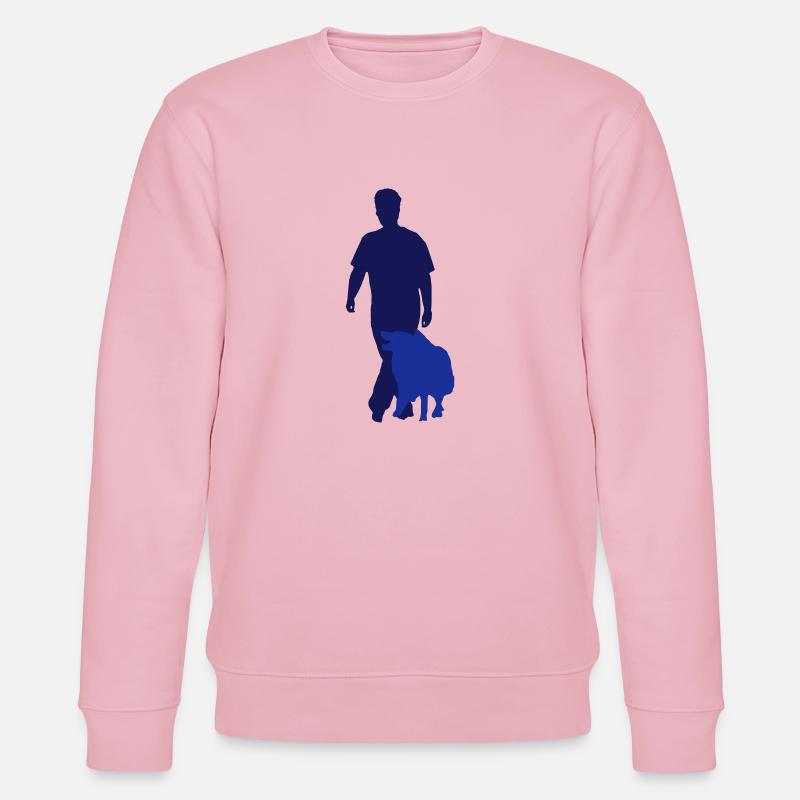 Obedience heelwork - Stanley/Stella Unisex Bio-Sweatshirt CHANGER  - Hellrosa