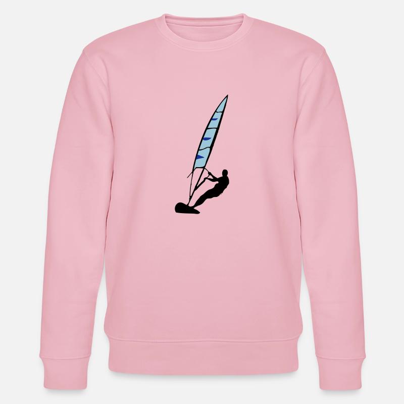 Windsurfing - Stanley/Stella Unisex Bio-Sweatshirt CHANGER  - Hellrosa