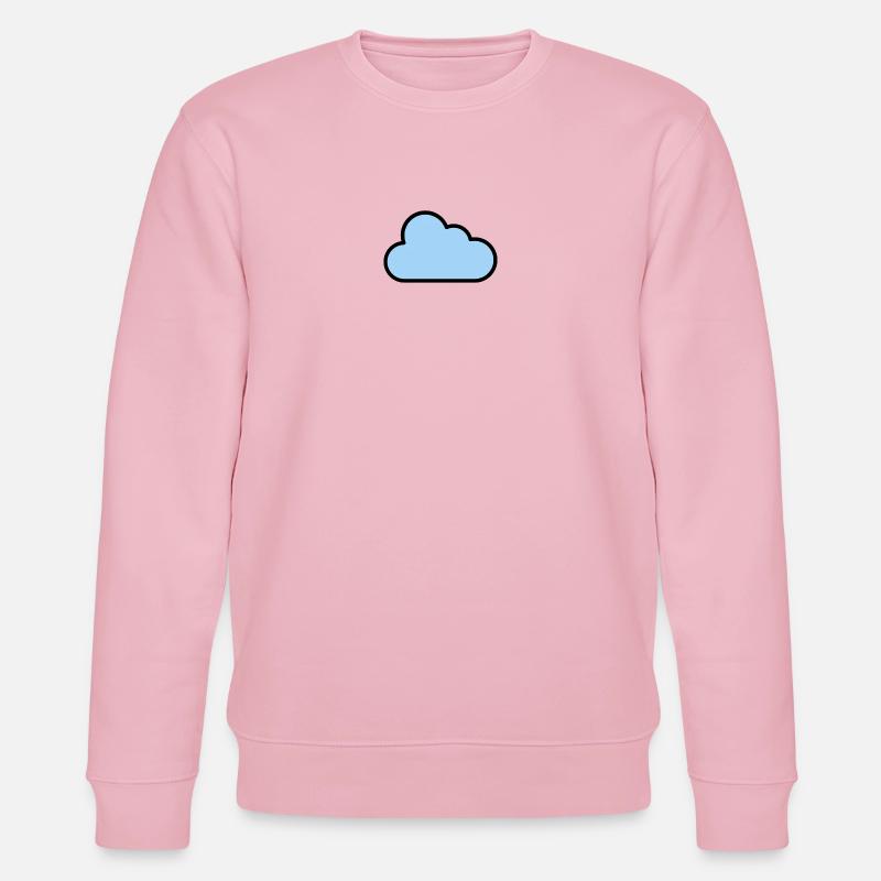 cloud_icon - Stanley/Stella CHANGER Unisex Organic Sweatshirt - cotton pink