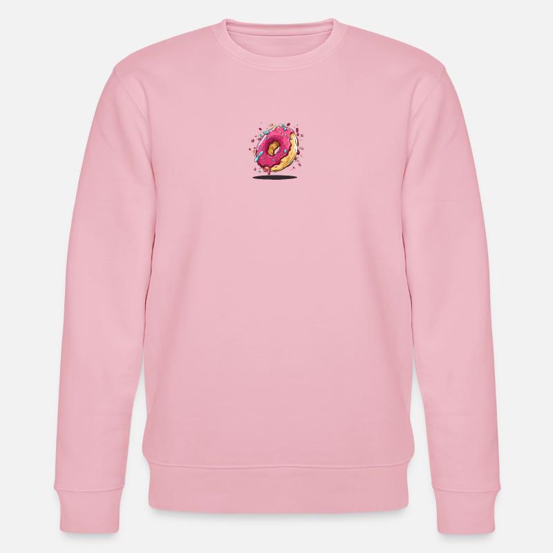 Conception de beignets - Sweat bio CHANGER Stanley/Stella Unisexe - rose pâle
