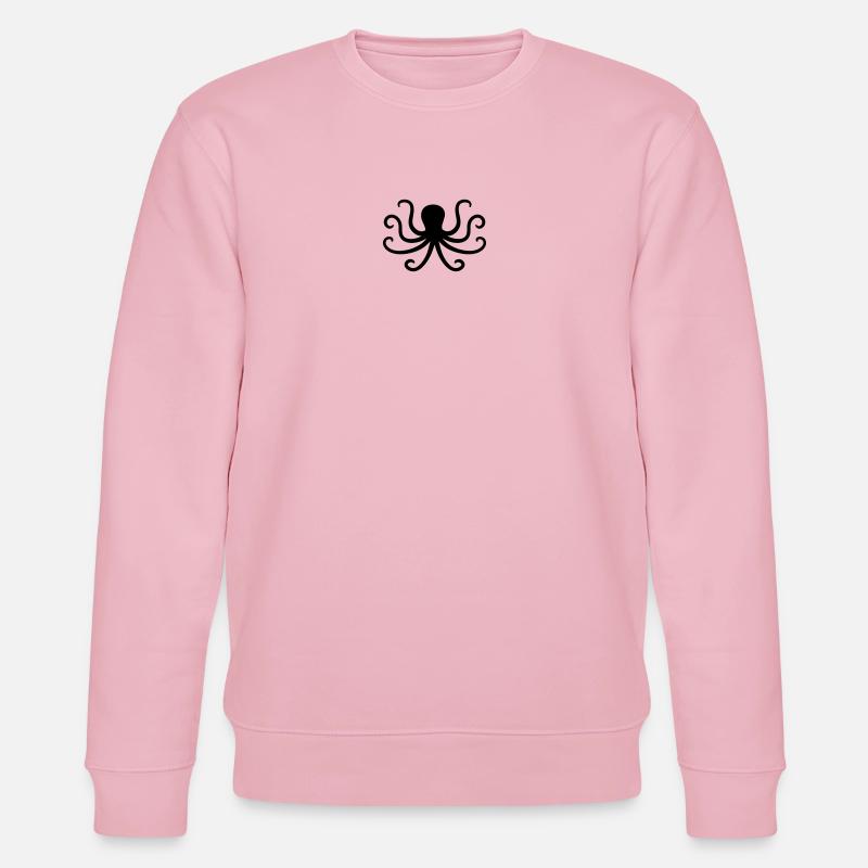 Kraken - Stanley/Stella Unisex Bio-Sweatshirt CHANGER  - Hellrosa