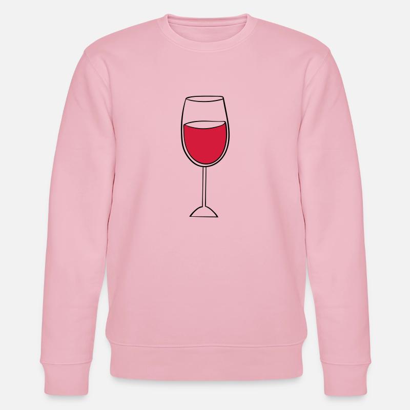 weinglas - Stanley/Stella Unisex Bio-Sweatshirt CHANGER  - Hellrosa