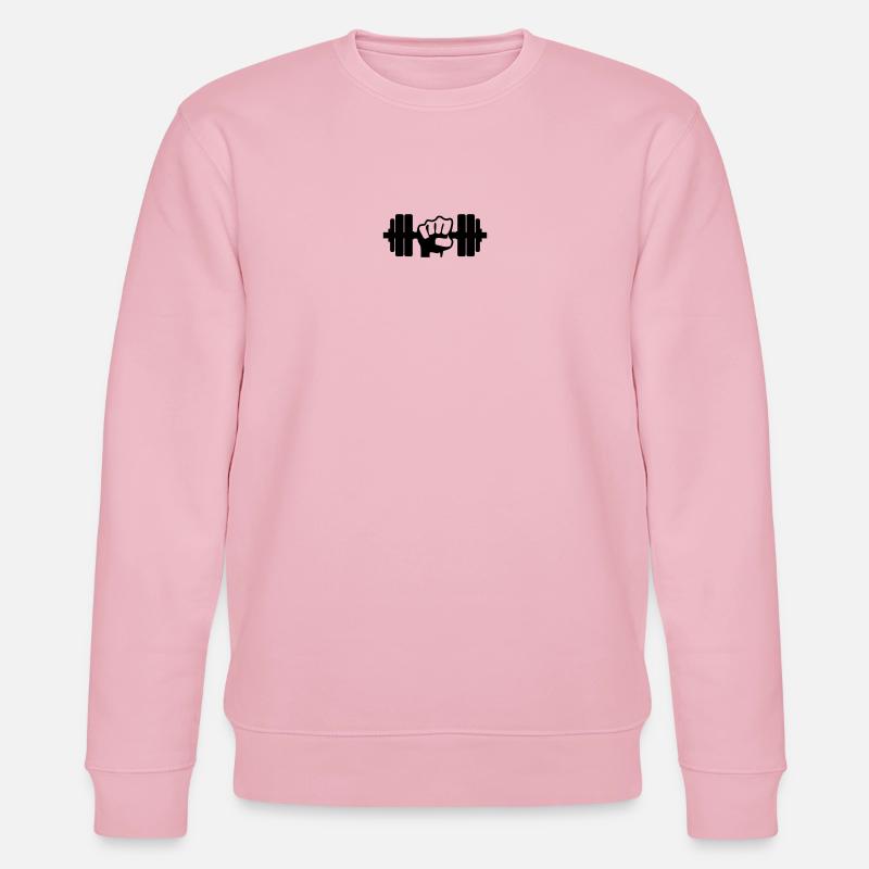 Gewicht Hantel - Stanley/Stella Unisex Bio-Sweatshirt CHANGER  - Hellrosa