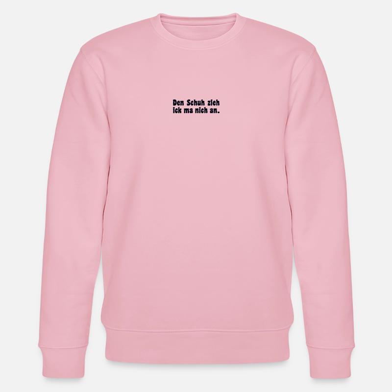 Berliner Dialekt Spruch - Stanley/Stella Unisex Bio-Sweatshirt CHANGER  - Hellrosa