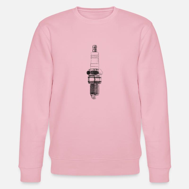 Zündkerze - Stanley/Stella Unisex Bio-Sweatshirt CHANGER  - Hellrosa