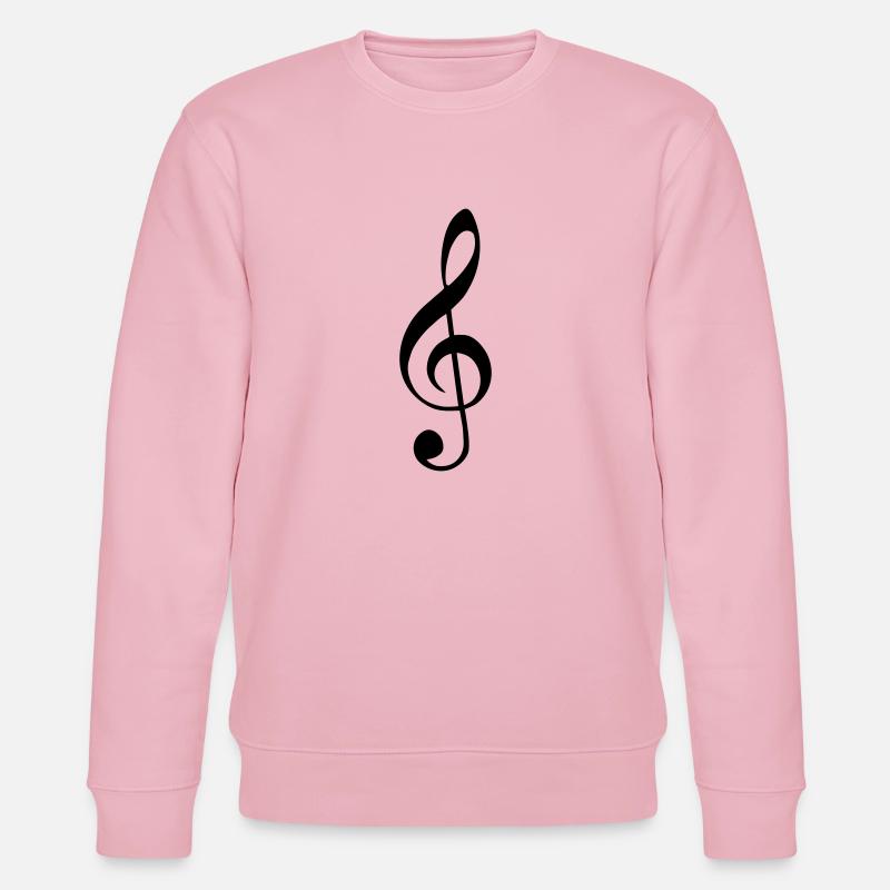 trebble Schlüssel - Stanley/Stella Unisex Bio-Sweatshirt CHANGER  - Hellrosa