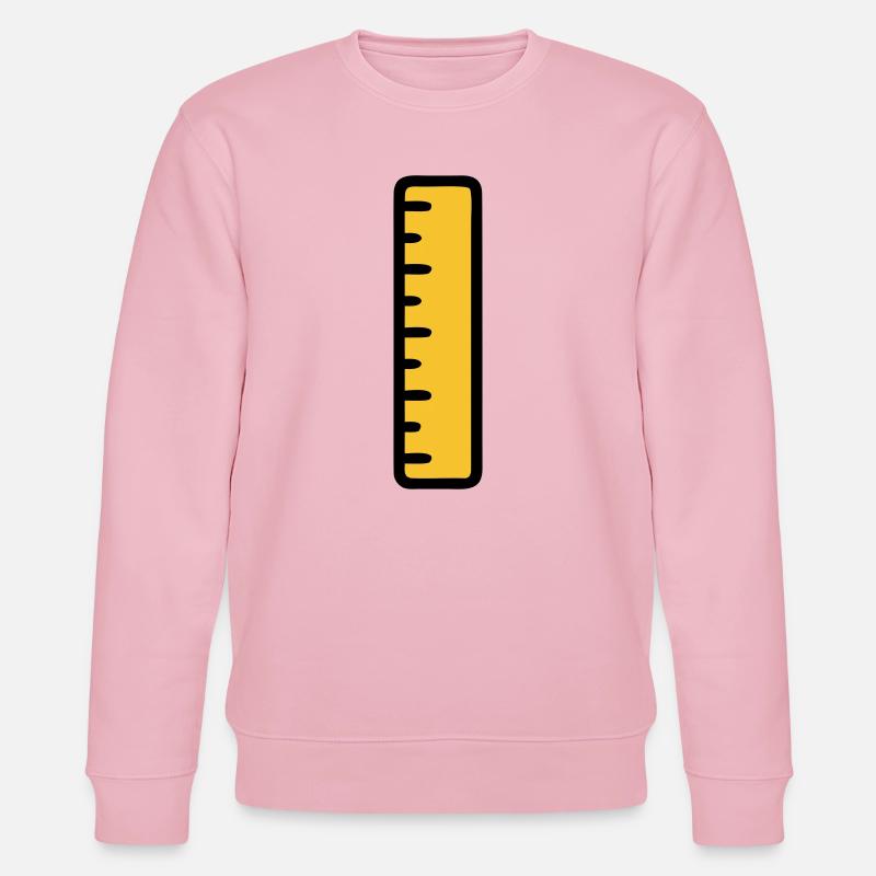 École de géométrie mathématique Ruler - Sweat bio CHANGER Stanley/Stella Unisexe - rose pâle