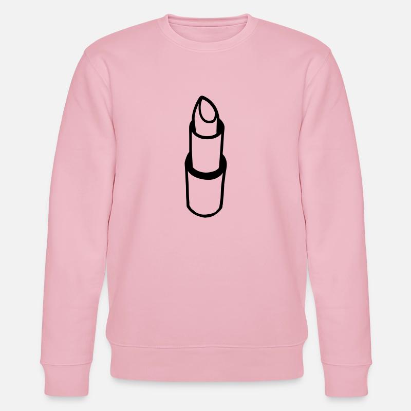 lipstick design - Stanley/Stella Unisex Bio-Sweatshirt CHANGER  - Hellrosa