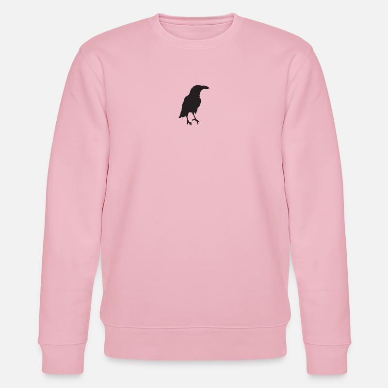 Krähe IV - Stanley/Stella Unisex Bio-Sweatshirt CHANGER  - Hellrosa